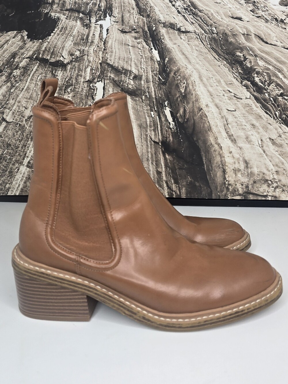 Steven New York Women's 9.5 Cabell Chelsea Boots Excellent Conditon